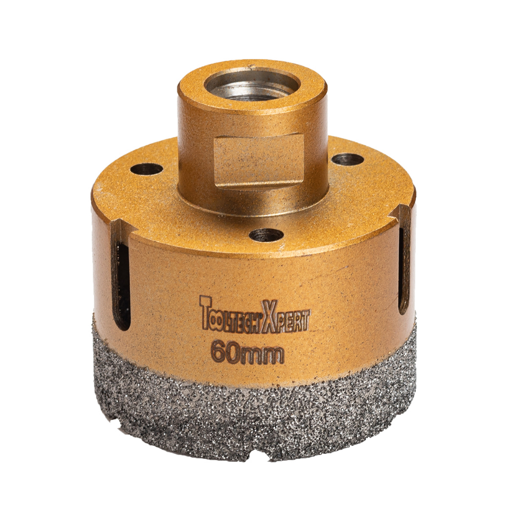 Diamond Core Hole Saw Bit 2 3/8in (60mm) Thread 5/8-11