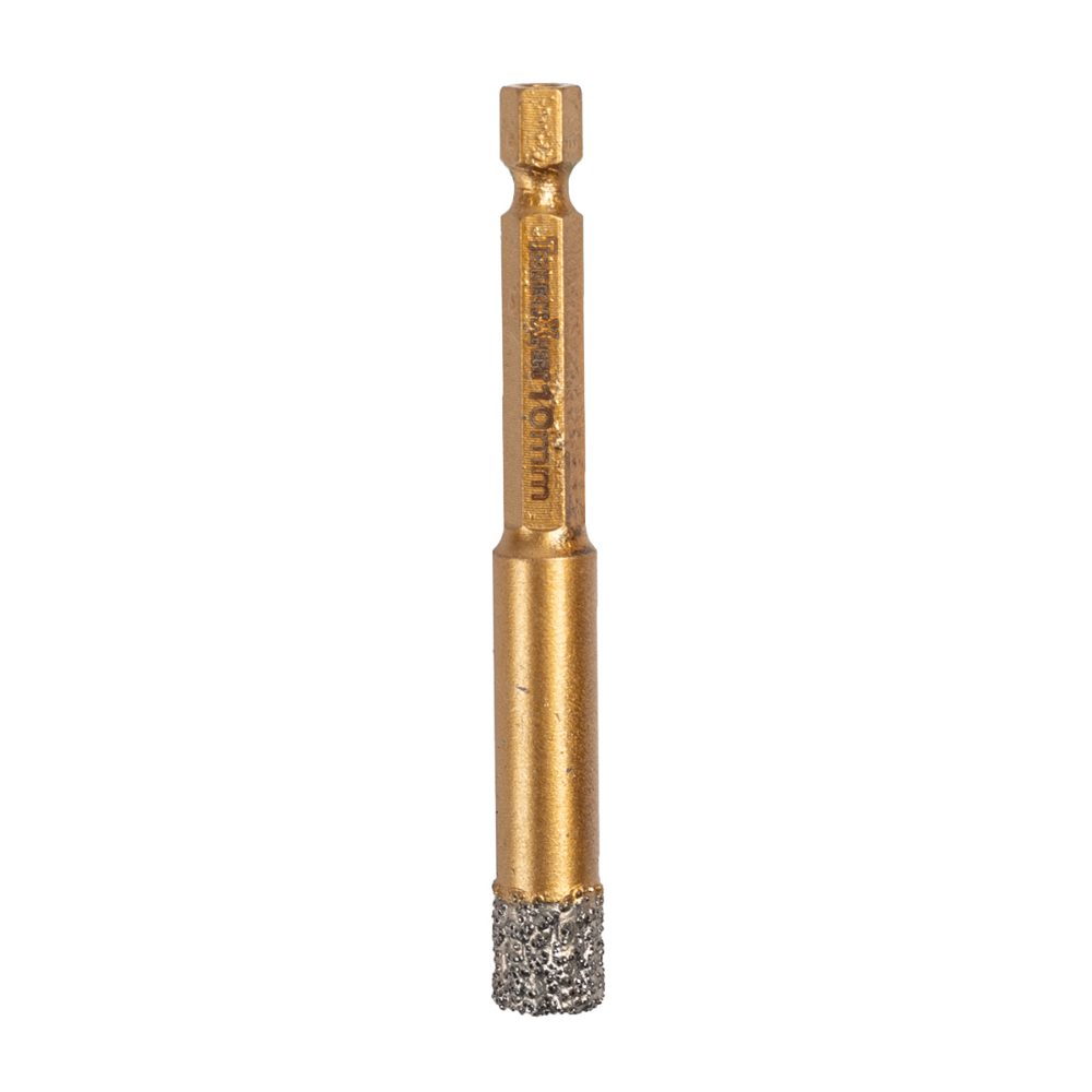 Diamond Core Hole Saw Bit 3/8in (10mm) Hex Shank