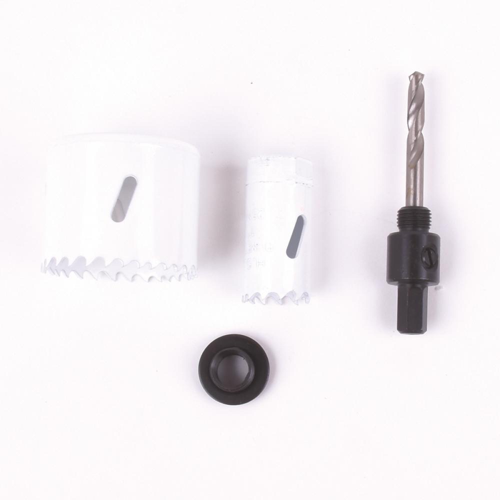 Door Lock Installation Kit Bi Metal 1in 2 1/8in