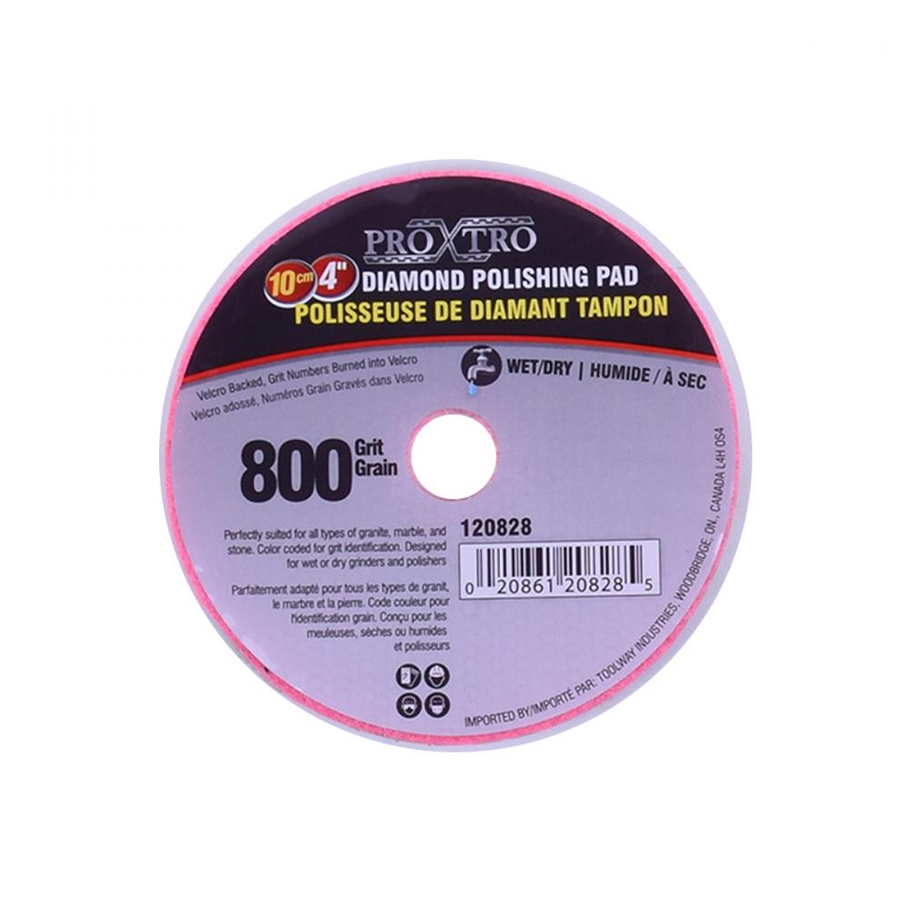 10Pc Diamond Wet/Dry Polishing Pad 4in 800grit