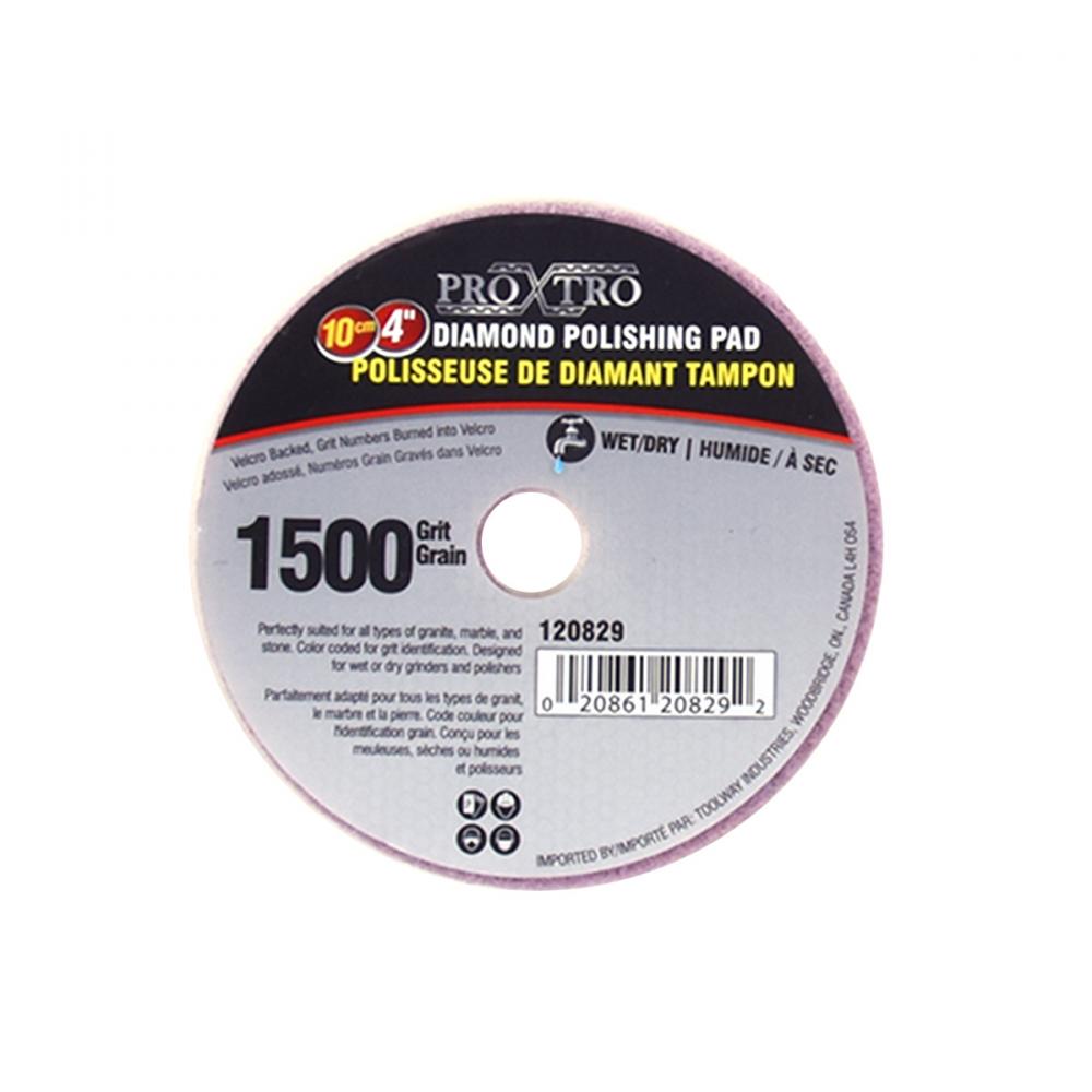 10Pc Diamond Wet/Dry Polishing Pad 4in 1500grit
