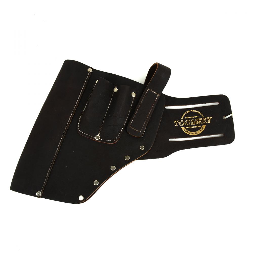 Drill Holster Oil Tanned Leather Left Side