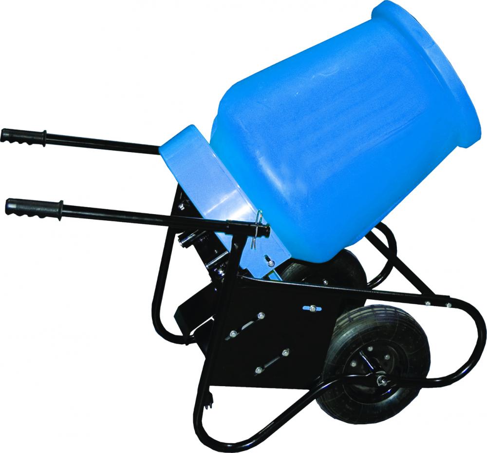 Poly Drum Cement Mixer Wheelbarrow style 3.5cu.ft