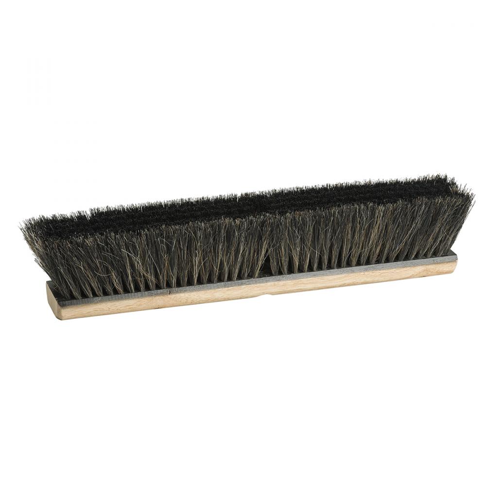 Push Broom Head Only 18in Horsehair Blend for Fine Sweep