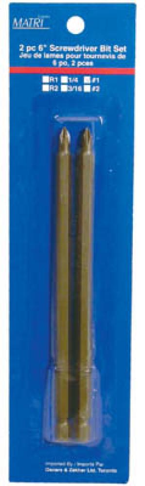 Driver Bit PH N°1 - 6in 2/pk
