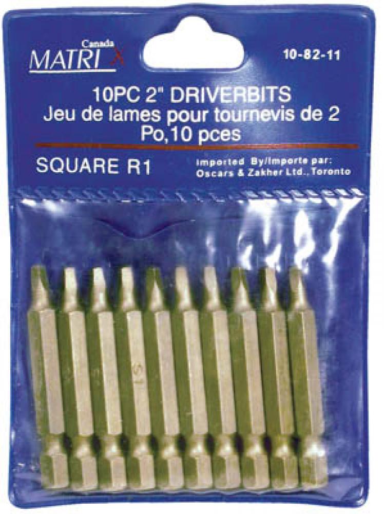 Driver Bit SQ N°1 - 2in 10/pk