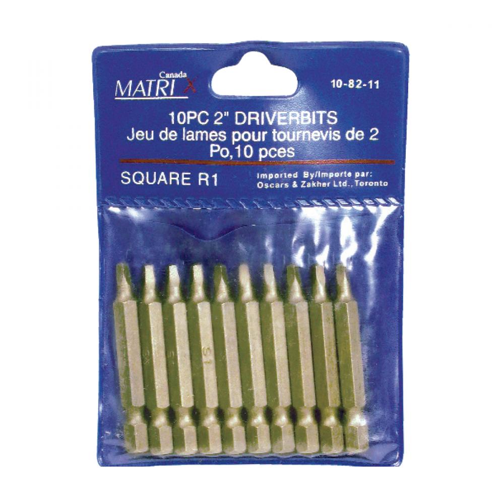 Driver Bit SQ N°2 - 2in 10/pk