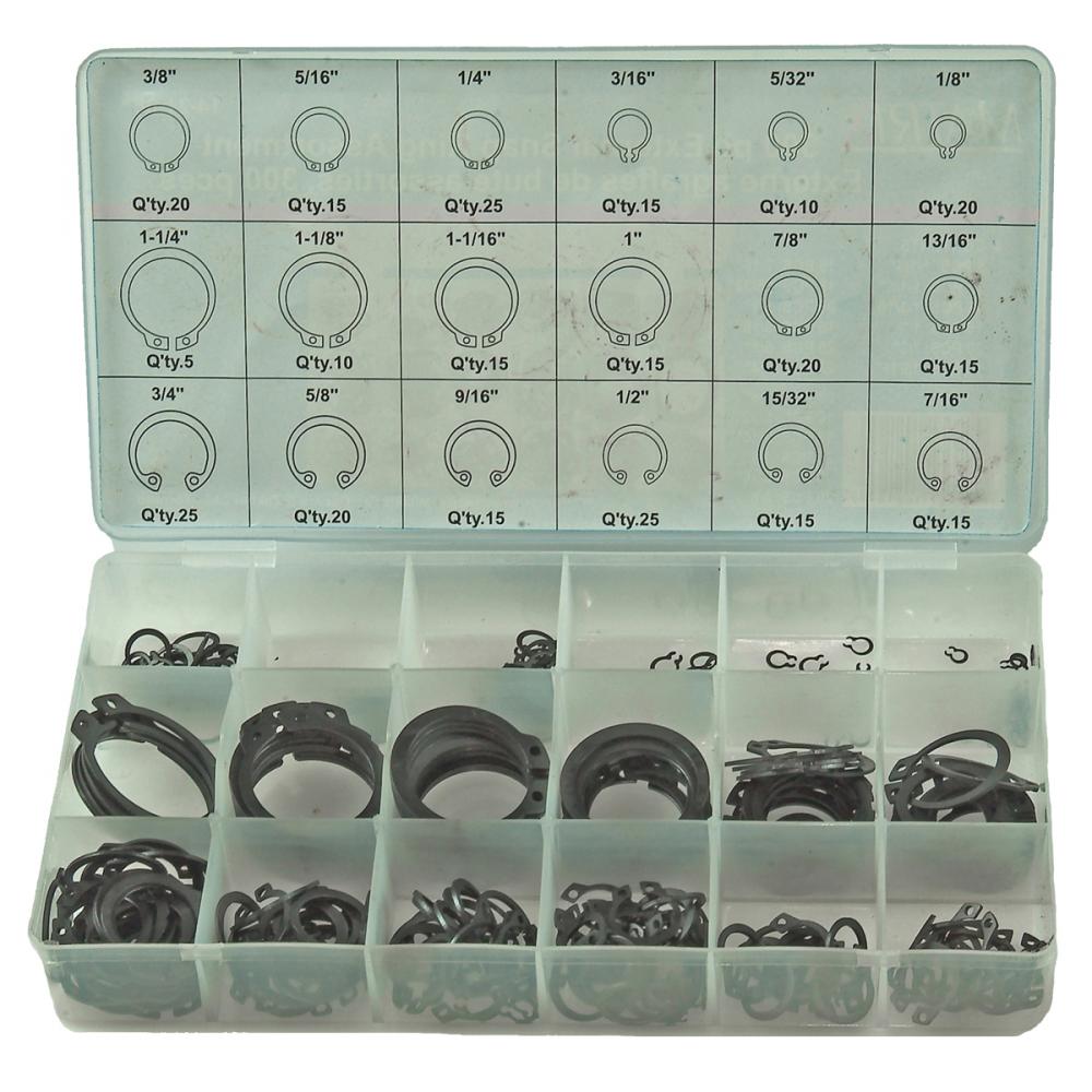 300 pc External Snap Ring Assortment