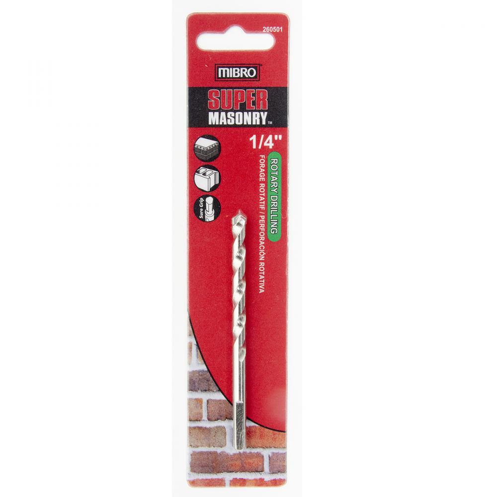 Drill Bit Masonry 5/8 X 6in with Reduced Shank