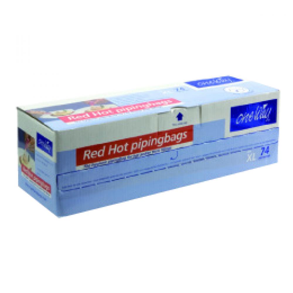 Red Hot Piping Bags for Grout 72/Per Roll