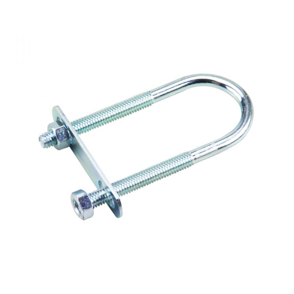 10Pk U-Bolt W/Plate & Nut 5/16X3-11/16X1
