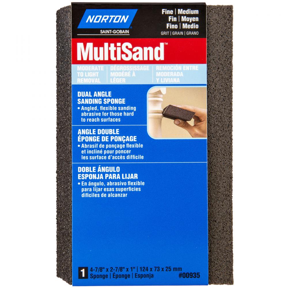 Multi Sand Dual Angle Sponge F/M 4-7/8In X2-7/8In X1in