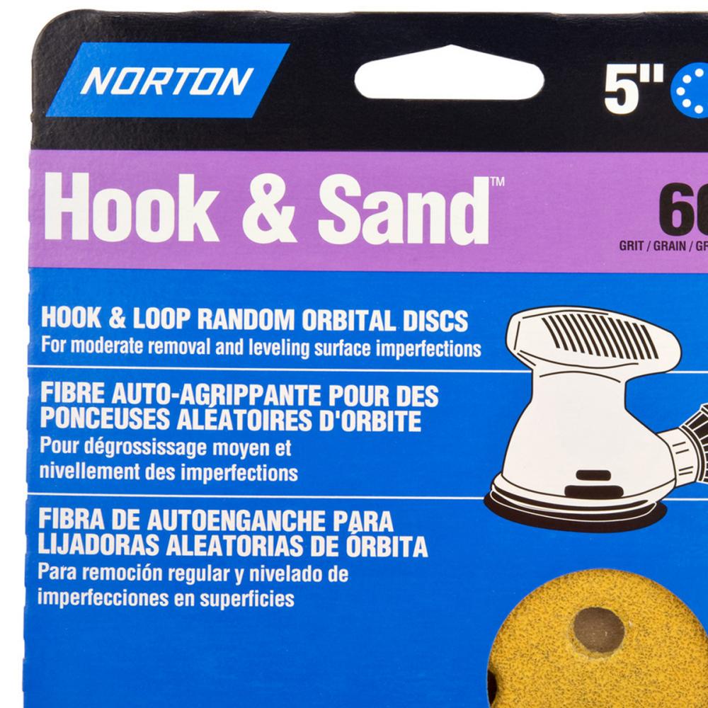 Hook & Loop Disc 5in 8Hole 60g