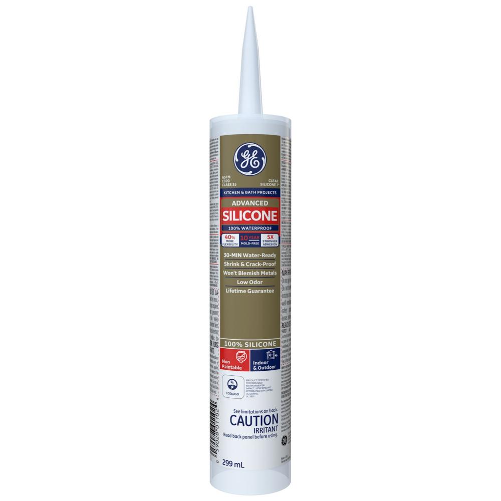 GE Silicone 2 Advanced Kitchen & Bath Sealant 298ml Clear