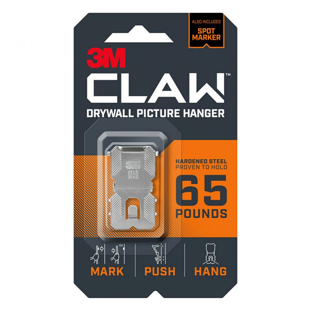 CLAW™ Drywall Picture Hanger with Spot Marker 65 Lb