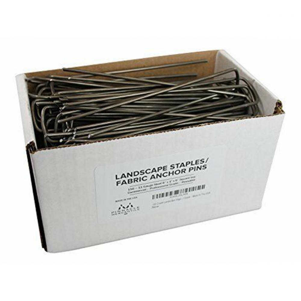 1000PC Anchor Pins for Landscape Fabric 6x1x6in 11Ga