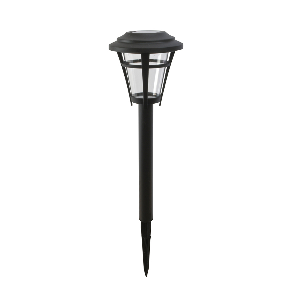 Solar Pathway Stake Lights Black 6pk