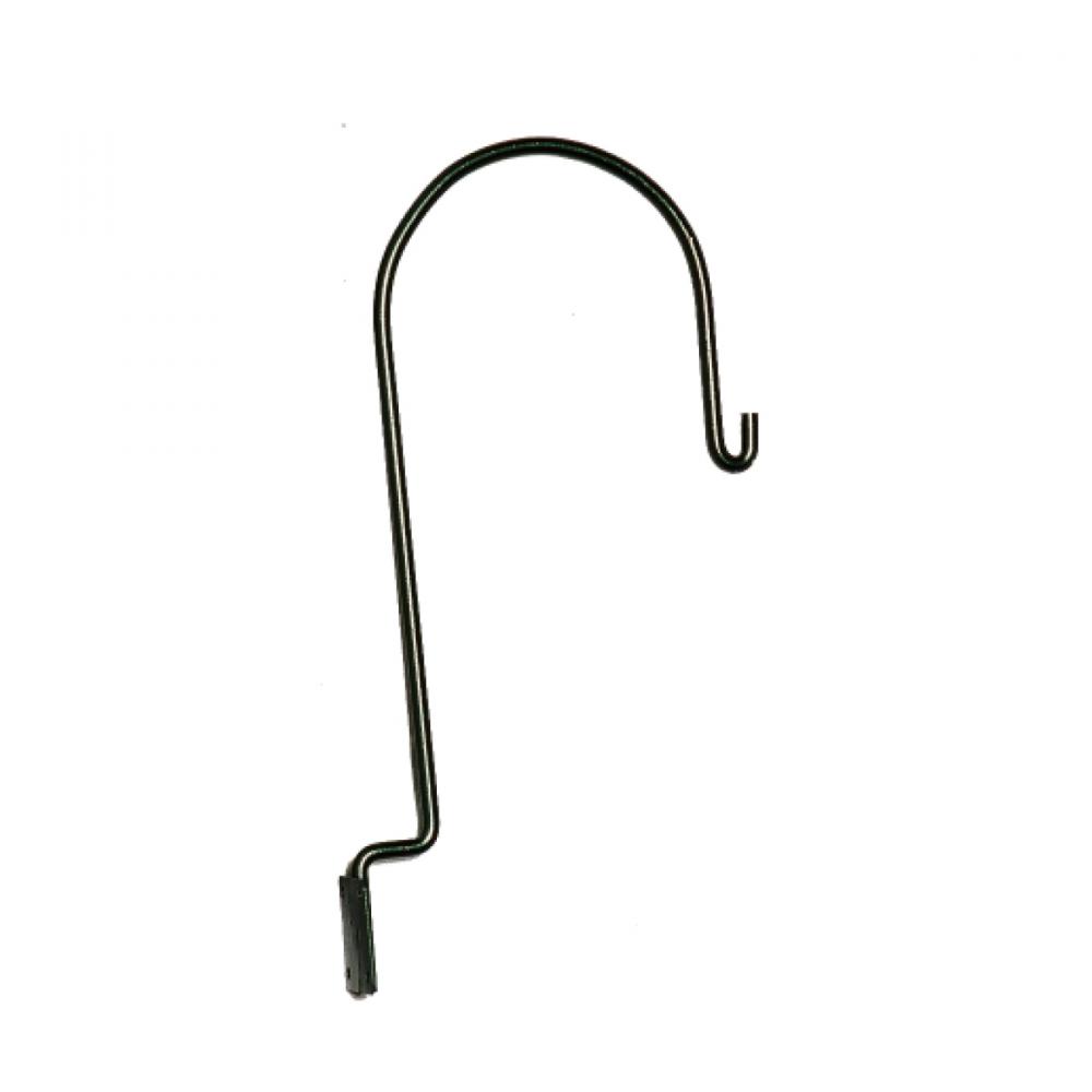 Deck Hanger Hook for Hanging Basket & Feeder 12in Black