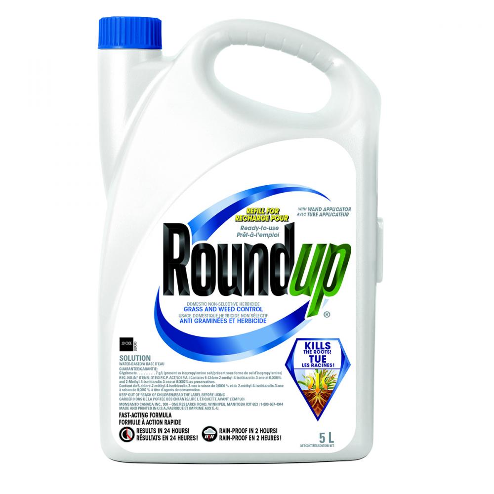 Roundup Non Selective Herbicide RTU with Wand Refill 5L