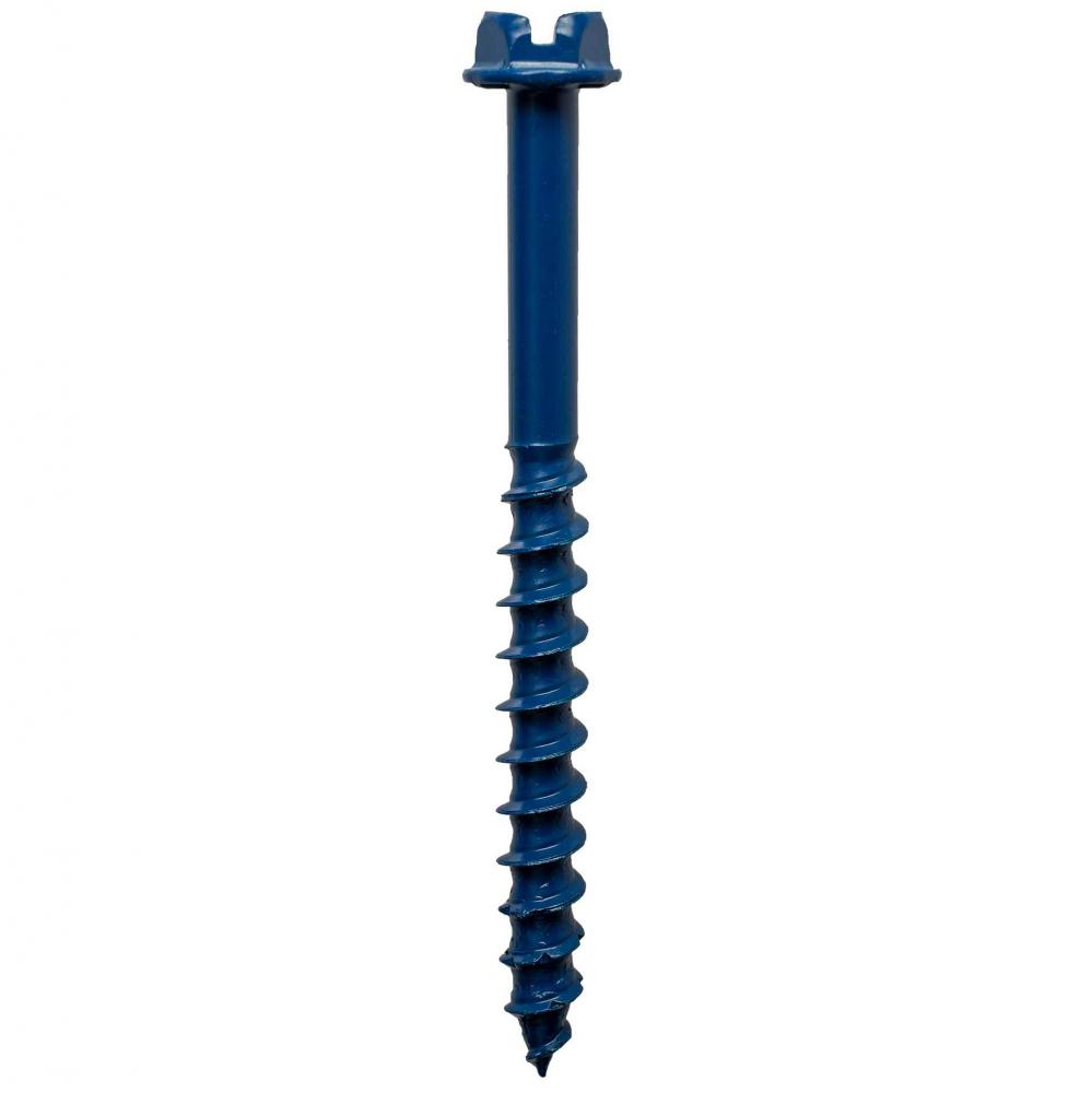 100PK Titen Turbo™ Concrete & Masonry Screw Anchor 1/4 x 2-¾in Hex