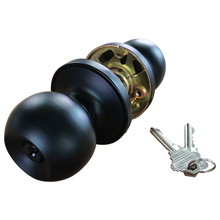 Toolway 100115 - Door Lock Knob Entry Black