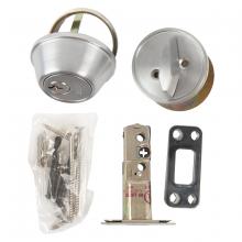 Toolway 100127 - Deadbolt Single Cylinder Satin Chrome (Commercial)