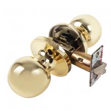 Toolway 100201 - Door Lock Knob Passage Polished Brass