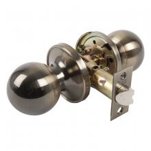 Toolway 100202 - Door Lock Knob Passage Antique Brass