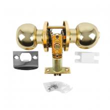 Toolway 100205 - Door Lock Knob Passage Polished Brass