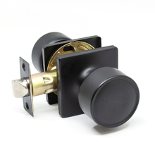 Toolway 100219 - Door Lock Knob Passage Cove Matte Black