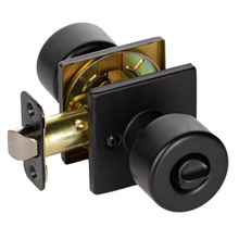 Toolway 100319 - Door Lock Knob Privacy Cove Matte Black