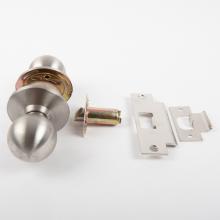 Toolway 100332 - Door Lock Knob Passage Stain Chrome (Commercial)