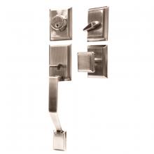 Toolway 100443 - Door Lock Grip Square Satin Nickel