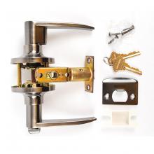 Toolway 100850 - Door Lock Lever Entry Pewter