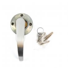 Toolway 100870 - Door Lock Lever Dummy Set Satin Chrome (Commercial) Curved Handle