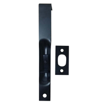 Toolway 103481 - Door Flush Bolt Steel En Acier 6in x 3/4in Matte Black