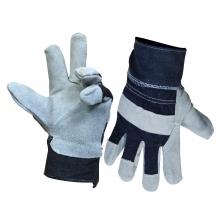 Toolway 105528 - 1dz. Cow Split Leather Gloves Fleece Lining (OSFA)