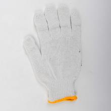 Toolway 105529 - 1dz. Knitted Poly/Cotton Gloves White With Black PVC Dots (M)