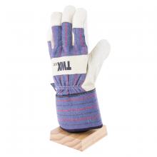 Toolway 105542 - 1dz. Cowhide Leather Thinsulated Gloves Rubberized Cuff (OSFA)