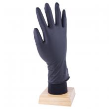 Toolway 105548B - 50Pk Latex Free Disposable Nitrile Gloves 5 Mill Black  M)