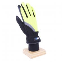 Toolway 105557 - 1 Pair Mechanic Gloves Green/Black With PU Palm Black & Reflective Strap (OSFA)