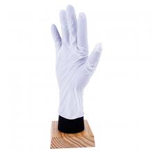 Toolway 105604 - 100Pk Premium Quality Disposable Latex Gloves White (L)