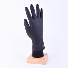 Toolway 105608B - 50Pk Latex Free Disposable Nitrile Gloves 5 Mil Black (L)