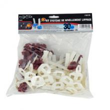 Toolway 110172 - Lippage Started Kit (30 Strips 75mm + 30 Caps 40mm)