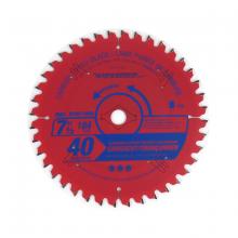 Toolway 111010 - Saw Blade Alum TCG Cut 7¼" (184mm) 40T 7000RPM