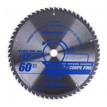 Toolway 111041 - Carbide Tipped Saw Blade ATB Fine Cut 12in (3055mm) 60T 7000RPM