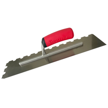 Toolway 120067 - Trowel Notched 16in x 4in (½” x ½” Square Notch)