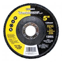 Toolway 120602 - Flap Disc 5in Alum Oxide 120Grit