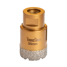 Toolway 120687 - Diamond Core Hole Saw Bit 1-3/8in (35mm) Thread 5/8-11