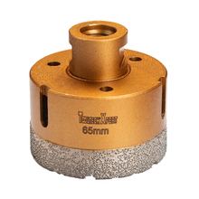 Toolway 120693 - Diamond Core Hole Saw Bit 2 9/16 (65mm) Thread 5/8-11